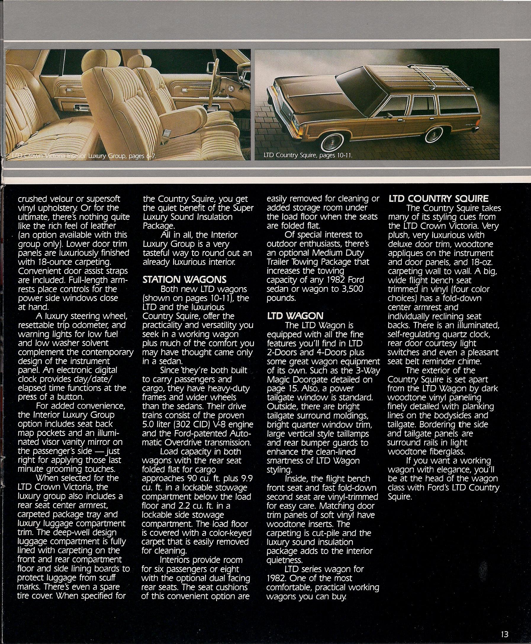 1982 Ford LTD Brochure Page 3